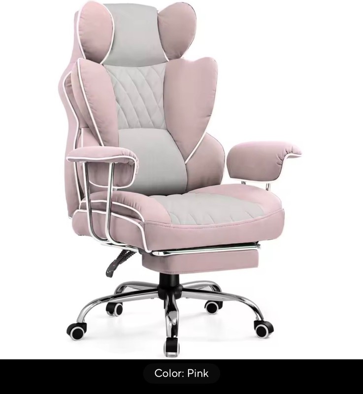 Big and Tall Gaming Chair with Pocket Spring Lumbar Support, Ergonomic Office gallery