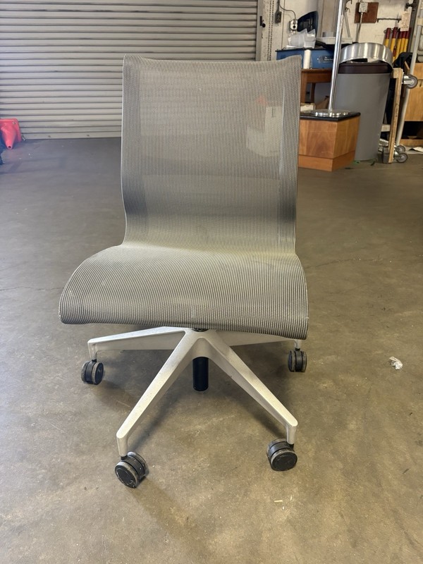 Herman Miller Setu Office Chair Graphite Frame Silver Base