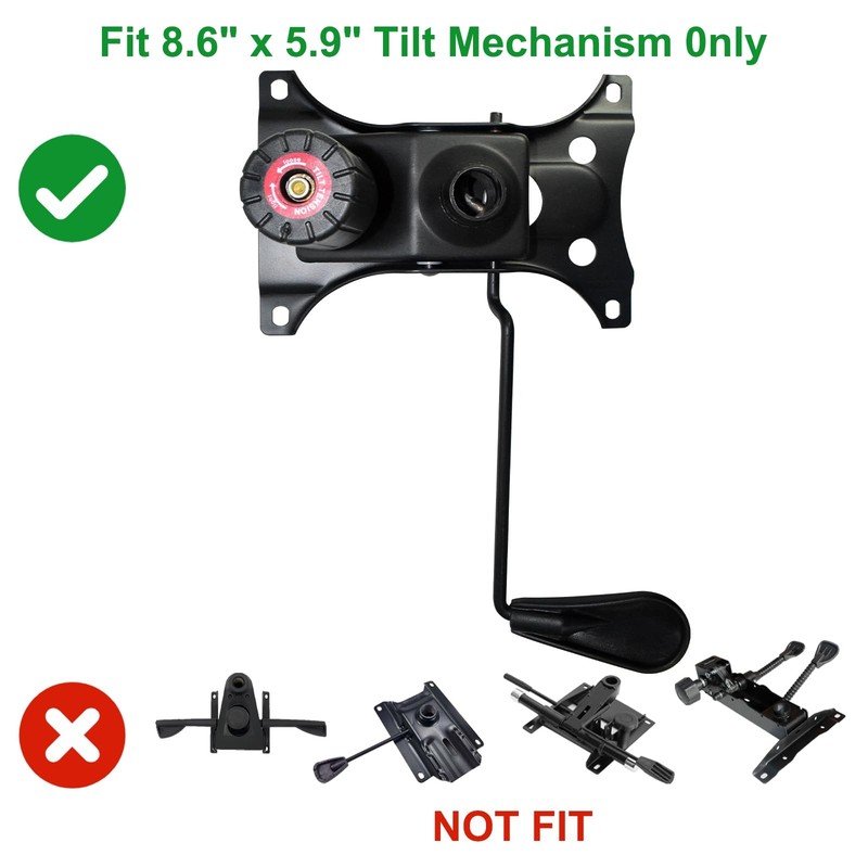 MySit Heavy Duty 300 LBs Office Chair Tilt Mechanism Replacement Parts, 5.9'' x gallery