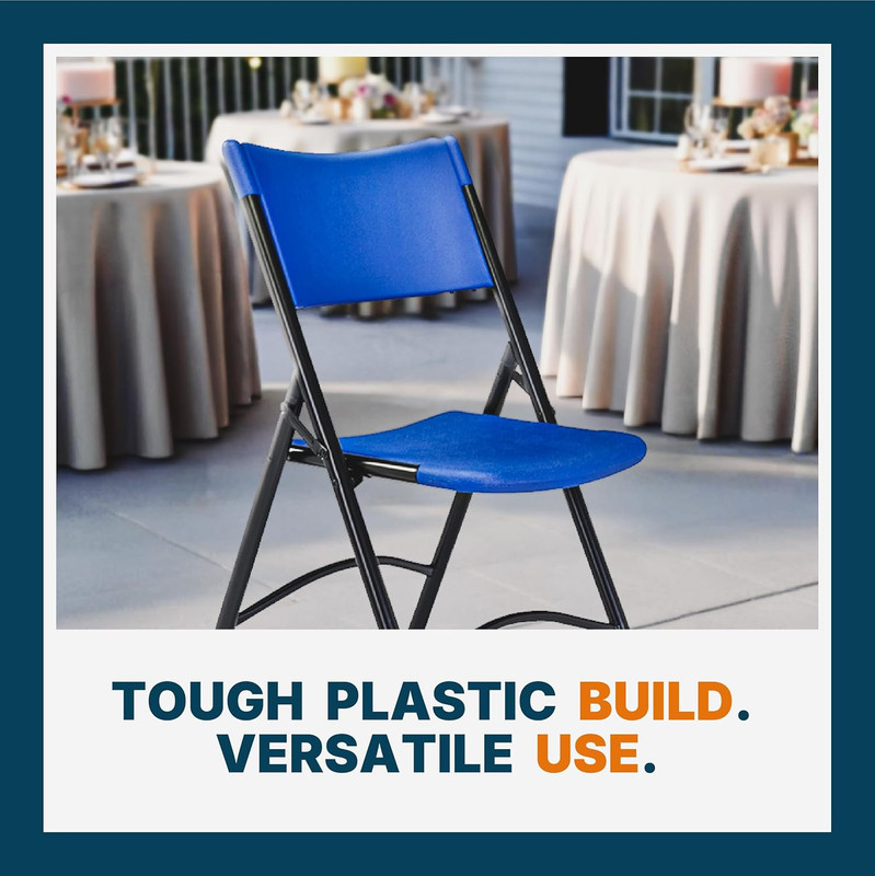 OEF600 Series High Back Folding Chairs, Blow-Molded Polyethylene Commercial-Grad gallery