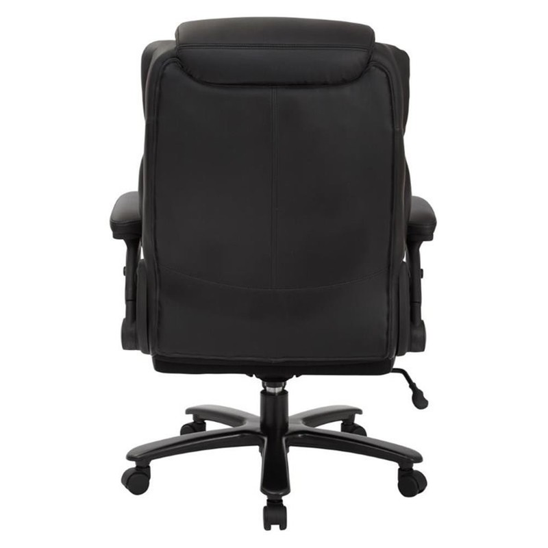 Big and Tall Deluxe High Back In Black Bonded Leather Executive Chair gallery