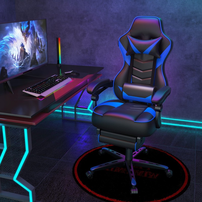 ELECWISH Gaming Chair Ergonomic Office Chair Swivel Racing Computer Seat gallery