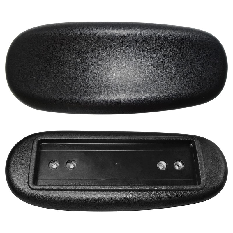 Set of 2 Black Office Chair Armrest Replacement Arm Pads Universal 4"-5.5" gallery