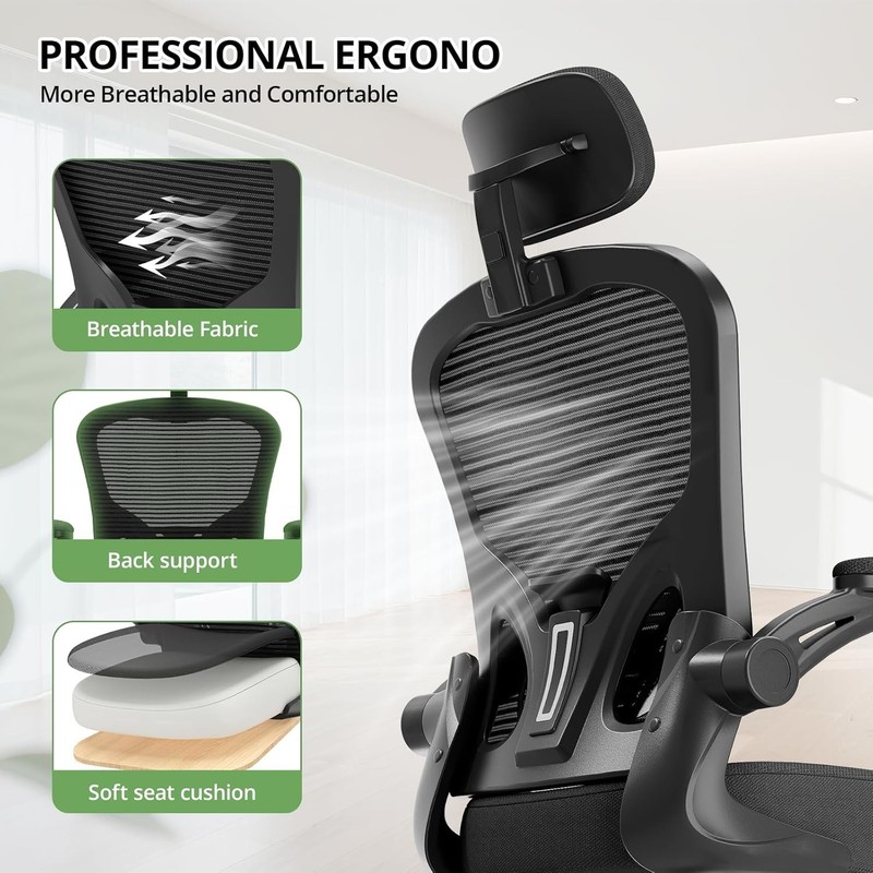 Office Chair Ergonomic Desk Chair, 330LBS Capacity, High Back Computer Chair ... gallery