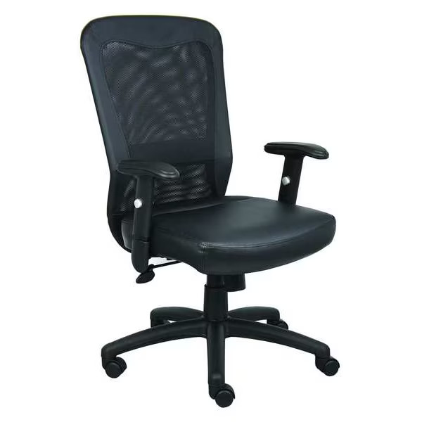 Manufacturer Varies Executive Chair,Leather Seat 452R25 Manufacturer Varies