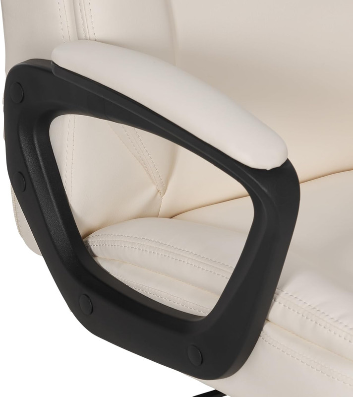 Classic Puresoft PU Padded Mid-Back Office Chair with Armrest, Height Adjustable gallery