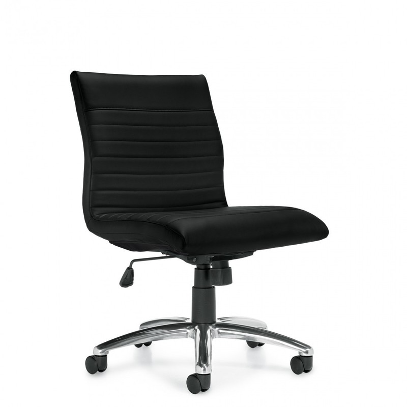 Offices to Go (Set of 10) Low Back Tilter Task Conference Chair No Arms Black gallery