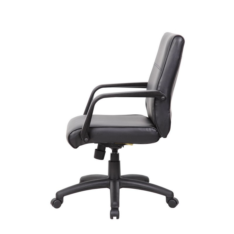Boss Mid Back Executive Chair In LeatherPlus gallery