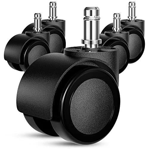 Office Chair Wheels Replacement 5 Pcs 2 Inch Office Chair Casters Heavy Duty | E gallery