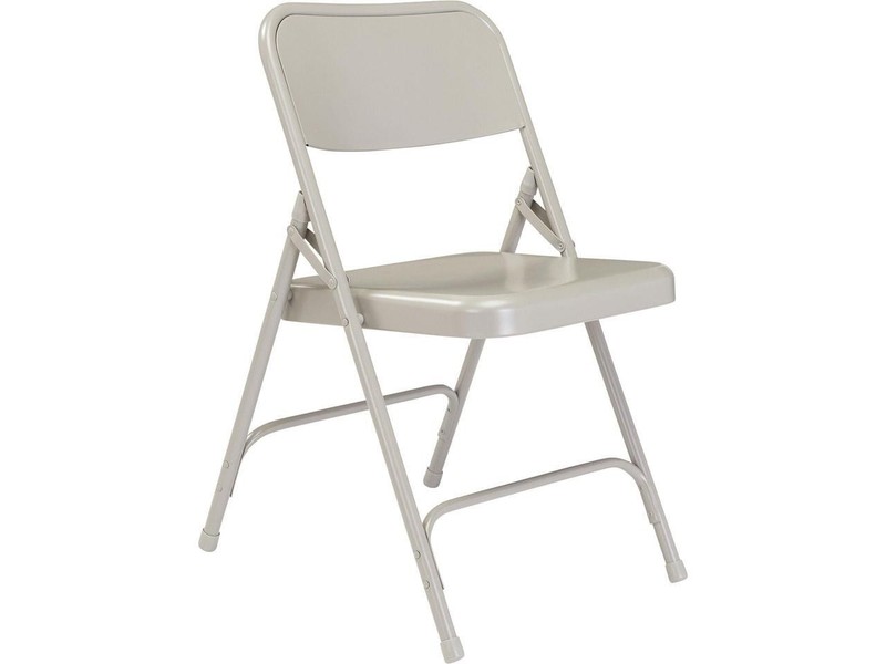 NPS 202 Premium All-Steel Double Hinge Folding Chair - Supports Up to 500 lb - 1 gallery