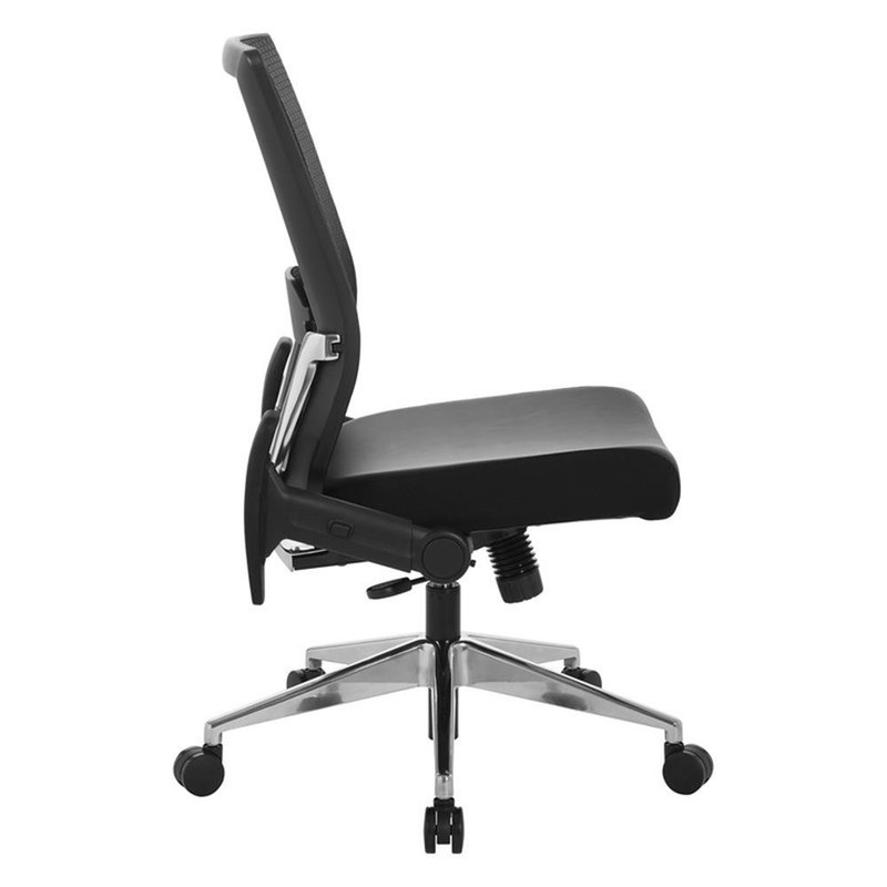 Black Matrix Back Manager's Office Chair with Black Bonded Leather Seat gallery