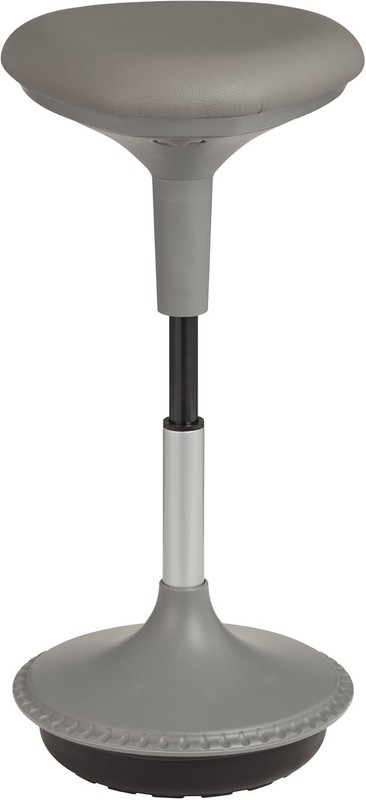 Gray Foam Adjustable Height Wobble Stool