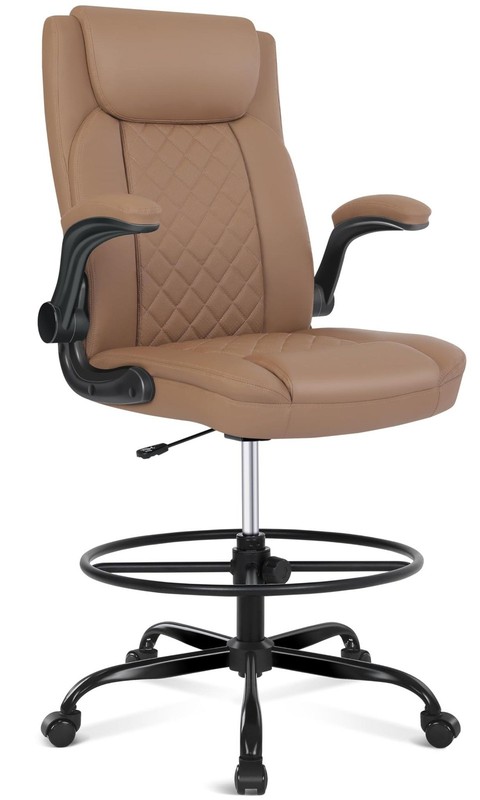 Misolant Drafting Chair, Tall Office Chair for Standing Desk, Standing Chair wit