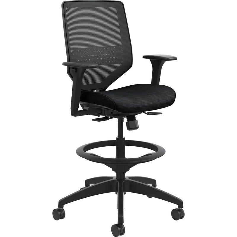 HON Solve ilira-Stretch Fabric Back Task Stool (svsm1alc10t) gallery