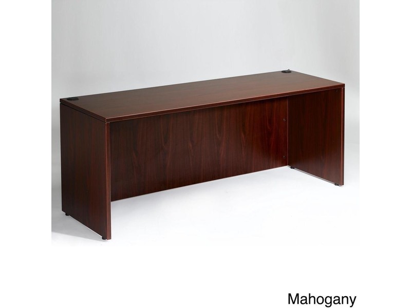 Boss 66-inch Cherry or Mahogany Finished Desk Shell