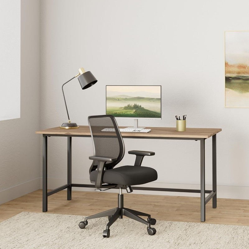 Ergonomic Office Chair Home Mesh Desk Chair with Adjustable Arms - Mid Back C... gallery
