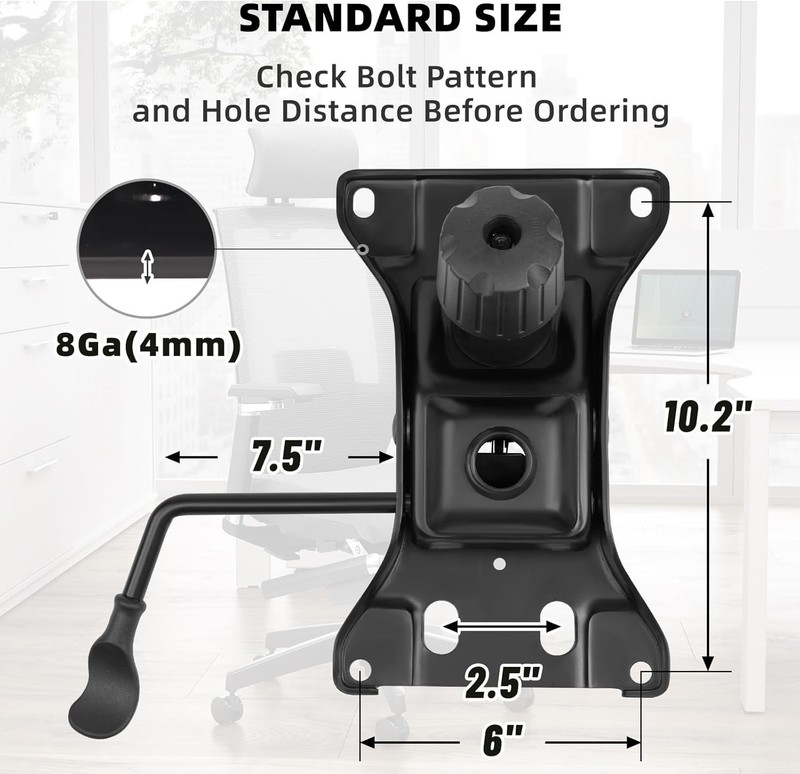 Durable 500 lbs Heavy Duty Tilt Control Mechanism for Office and Gaming Chairs gallery