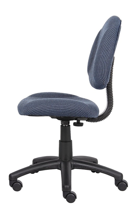 Small Office Desk Chair Adjustable Padded Seat Task Work Swivel Modern Blue NEW gallery