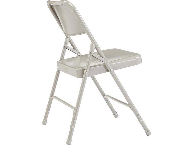 NPS 202 Premium All-Steel Double Hinge Folding Chair - Supports Up to 500 lb - 1 gallery
