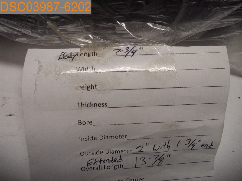 Chair Gas Lift Cylinder 7 3/4" L x 2" &1 3/4" End x 13 7/8" Extended gallery