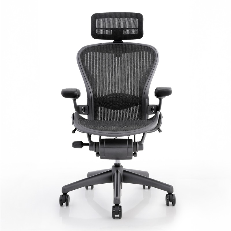 Herman Miller Aeron Size B RollerArm Fully Loaded Lumbar Support Chair -Open Box