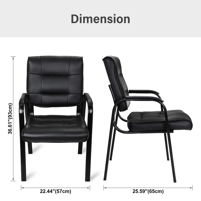 Executive Office Desk Task Computer Chair Black Classic Leather Office Chair gallery