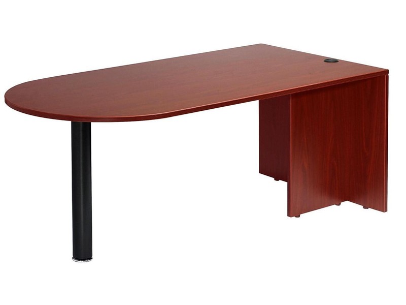 Boss Cherry or Mahogany Finished Bullet Desk gallery