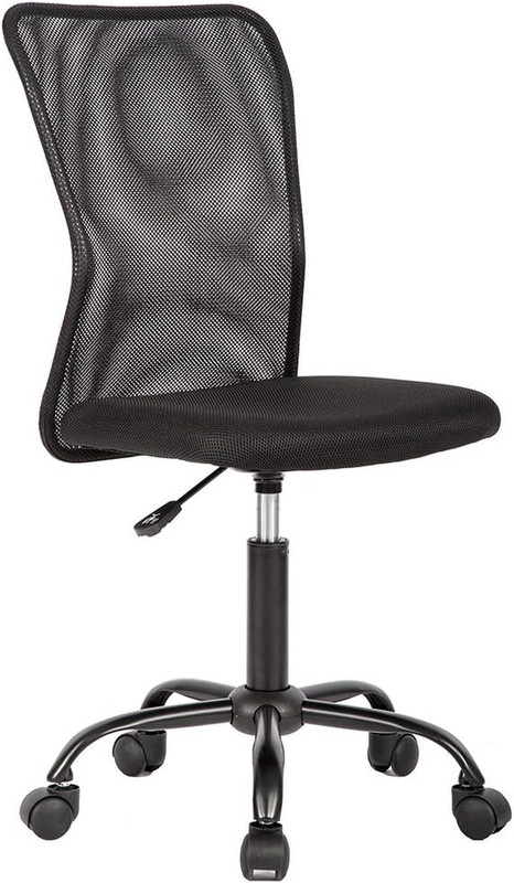 Office Chair Cheap Desk Chair Mesh Computer Chair with Lumbar Support No Arms Sw