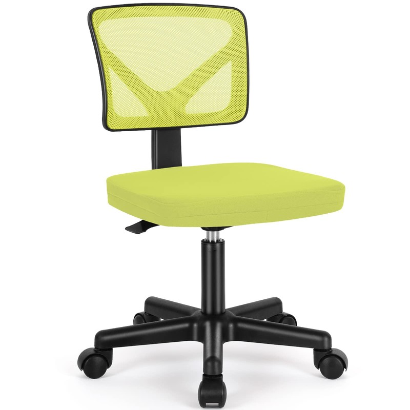 Small Office Chair, Ergonomic Low-Back Mesh Rolling Work Swivel Desk Chairs w...
