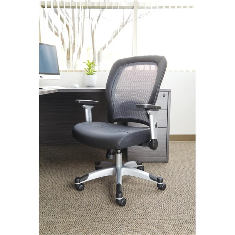 Professional Light Air Grid Back Chair in Gray gallery