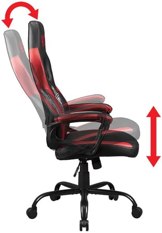 AC/DC Gaming Chair - Ergonomic Rocking Seat for Teens & Adults, Black gallery