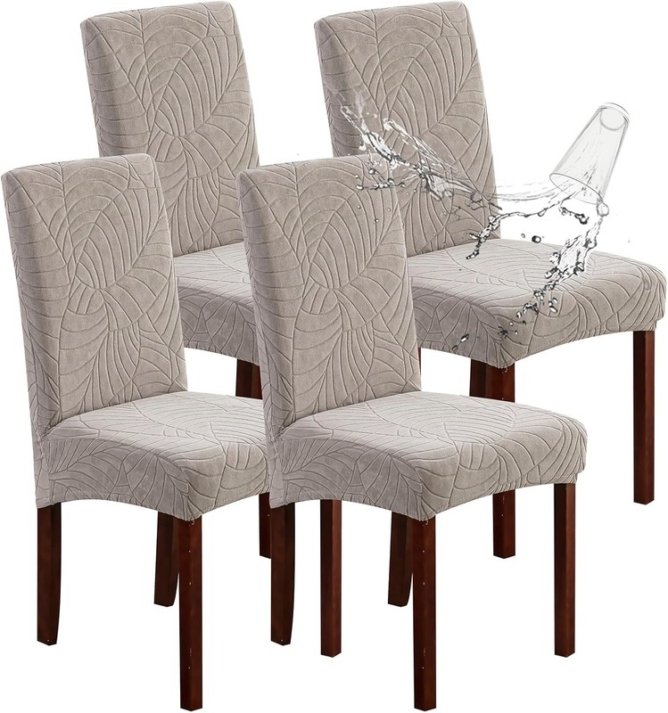 Waterproof dining chair cover, protective cover, elastic kitchen chair cover