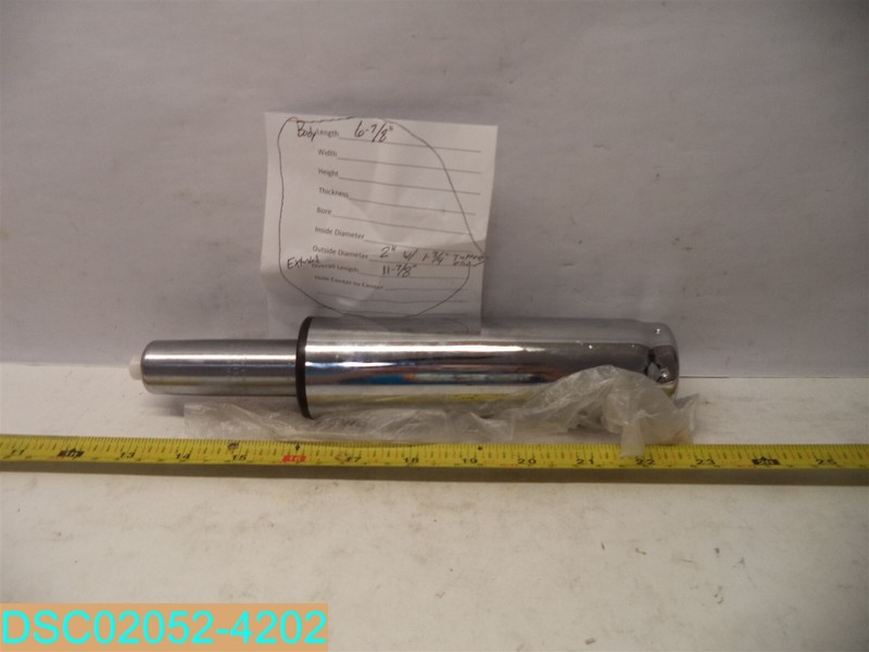Chrome Office Chair Gas Lift Cylinder 6-7/8″ L 2″W/1-3/4″ TAPPERED END 11-7/8″OL