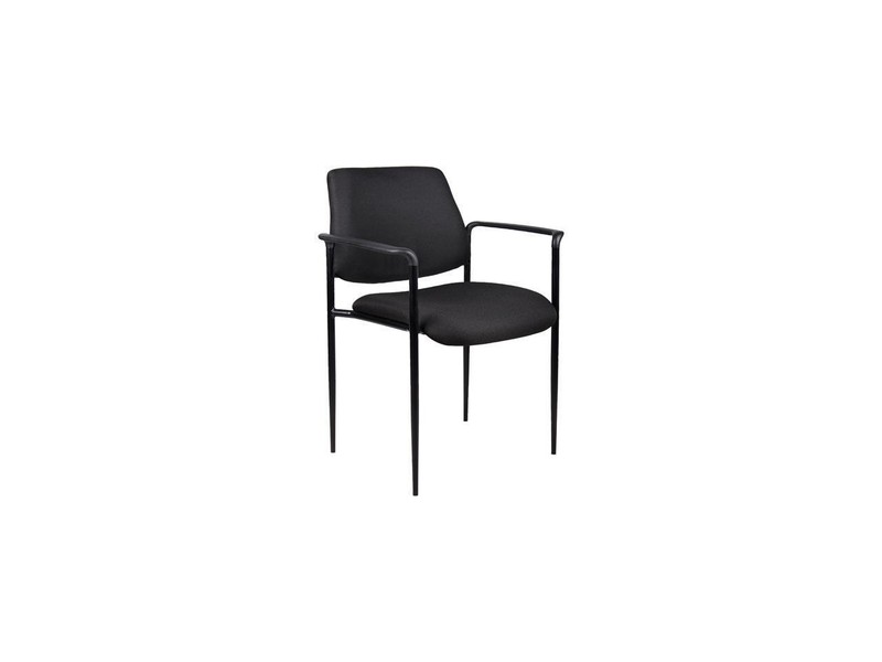 BOSS Office Products B9503-BK Stacking Chairs
