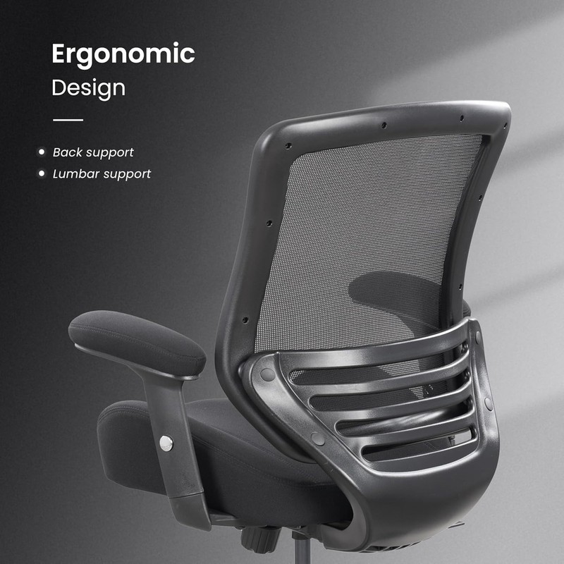 Office Chair Mesh Ergonomic Super Soft Thick and Wide Cushion Computer Desk C... gallery