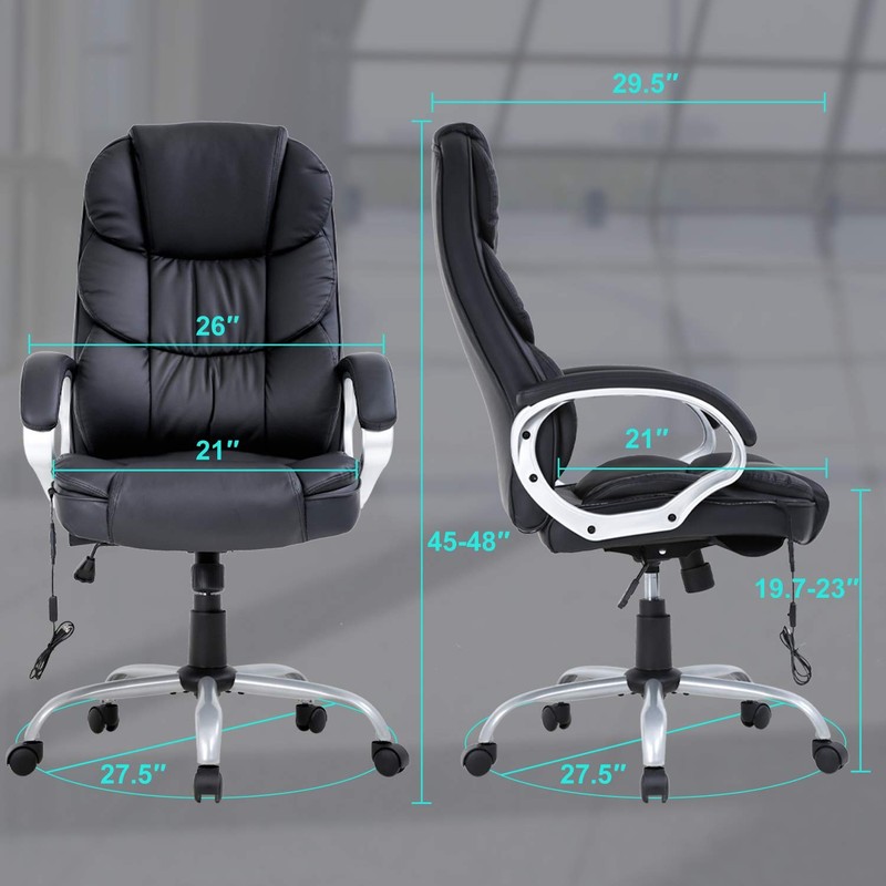 Office Chair Computer High Back Adjustable Ergonomic Desk Comfortable Black gallery