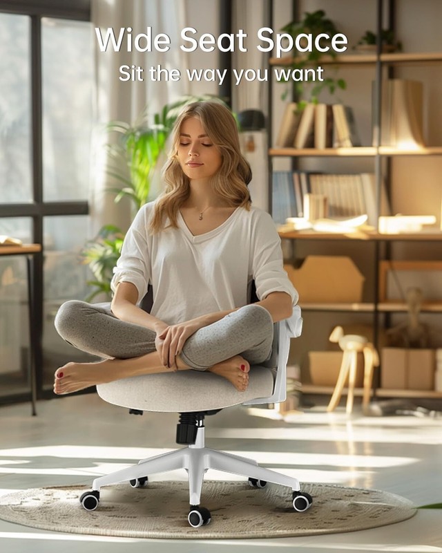 Stylish Penguin Design Desk Chair with Memory Foam Cushion and Mesh Backrest gallery