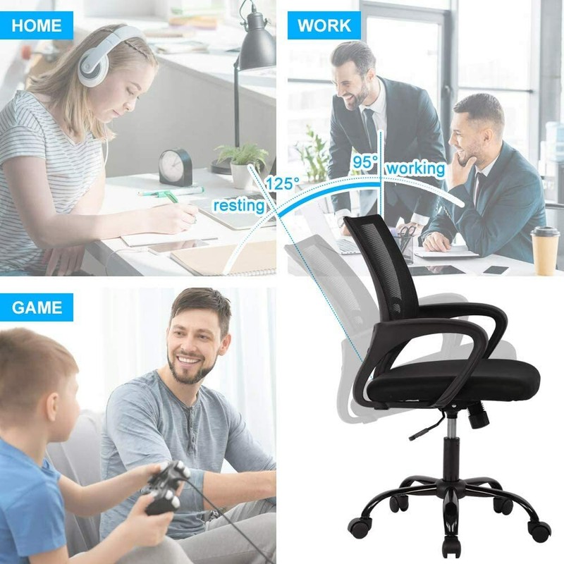 Mesh Home Office Chair Computer Chair Ergonomic Desk Chair with Lumbar Support gallery