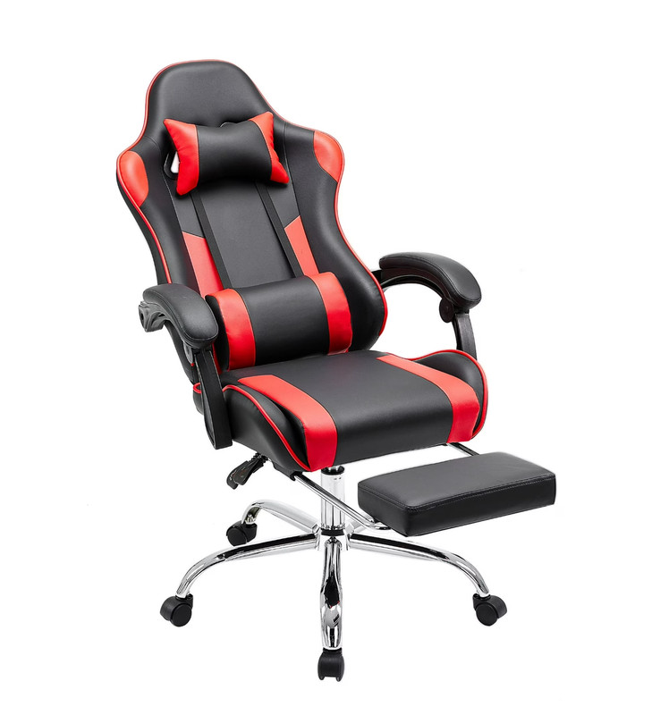 EDX Ergonomic Gaming Chair Adjustable Office Computer Desk Chair (Red & Black)