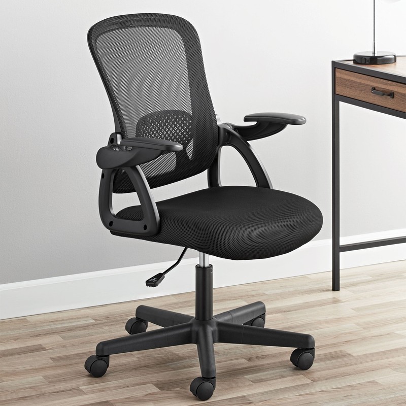 Mainstays Ergonomic Mesh Back Office Chair with Flip Up Arms for Adults