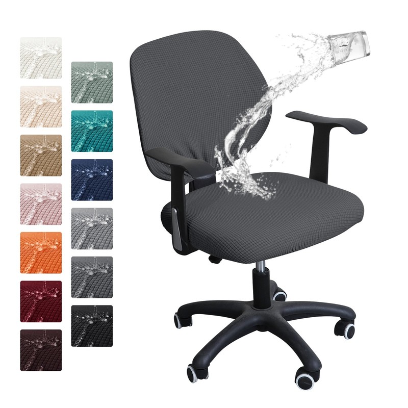 Office Chair Seat Covers Spandex Strech Computer Desk Chair Seat Cushion Slipcov