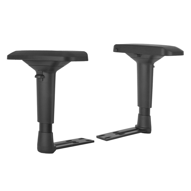 Replacement Adjustable Arms Armrest Pair Upright Bracket with Pads Fits Most …
