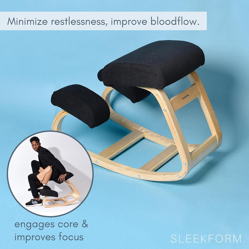Austin Kneeling Chair - Home Office Ergonomic Computer Desk Stool for Active Sit gallery