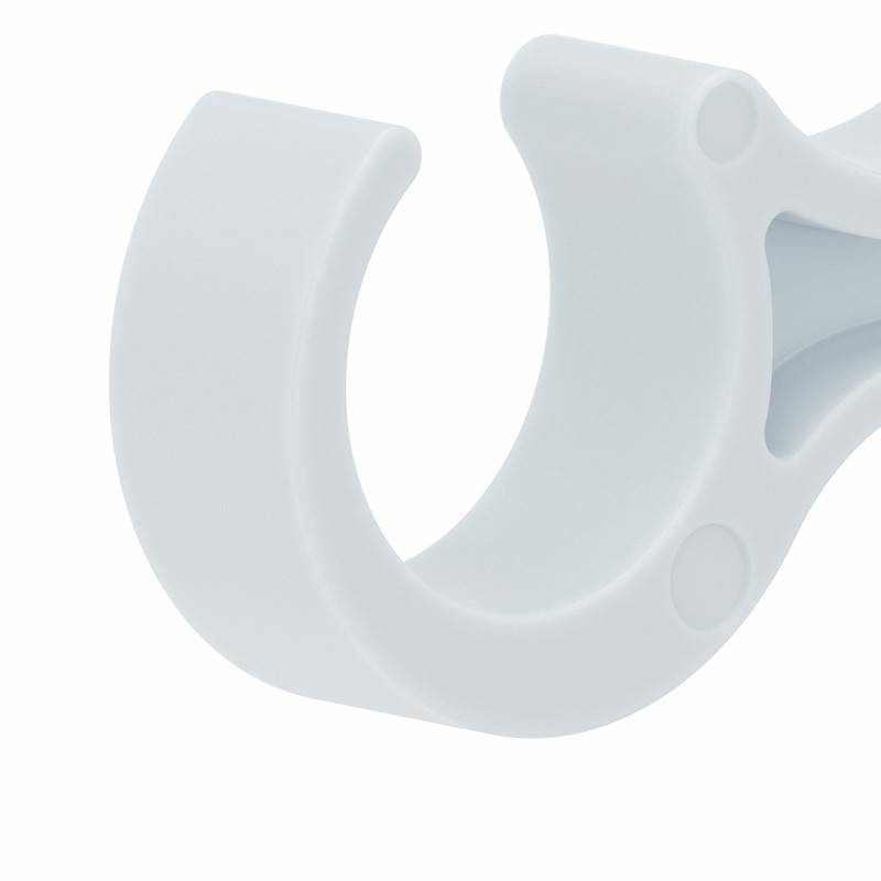 White Wide Plastic Ganging Clips - Set of 2 gallery