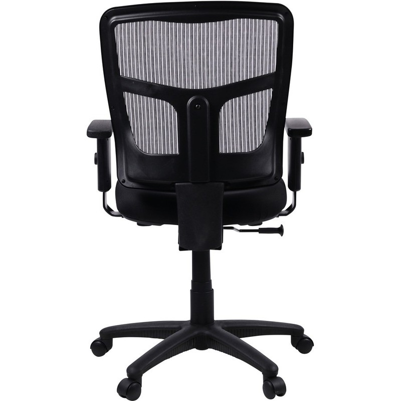 Lorell LLR86209 Managerial Mesh Mid-back Chair Black gallery