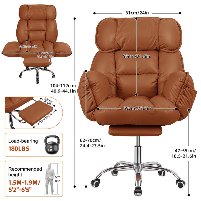 Big Tall Executive Office Chair Ergonomic Heavy Duty Computer Desk Chair gallery