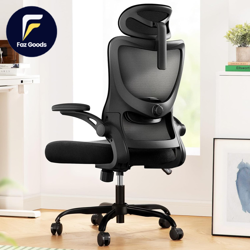 Ergonomic Office Chair Office Desk Chair with High Back Mesh and Adjustable Lum