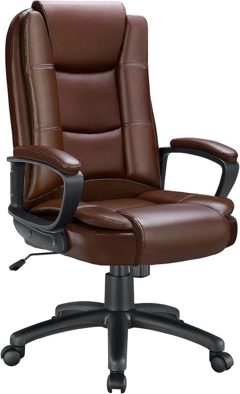 Big & Tall Ergonomic Desk Chair — High Back, Adjustable PU Leather gallery