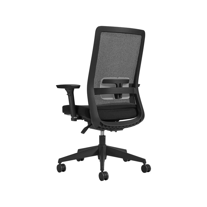 Global Factor Model #5540 High-Back Ergo Mesh Back Fabric Seat Task Chair Black gallery