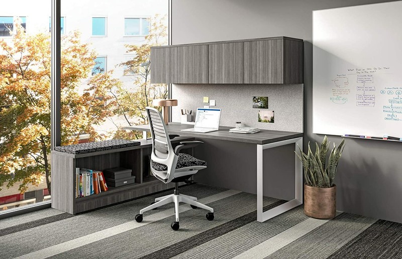 Steelcase Series 1 Office Desk Chair Black Frame Concord Cogent Connect Hard FLR gallery